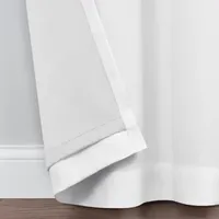 Fieldcrest Heritage Davina Solid Energy Saving 100% Blackout Grommet Top Single Curtain Panel