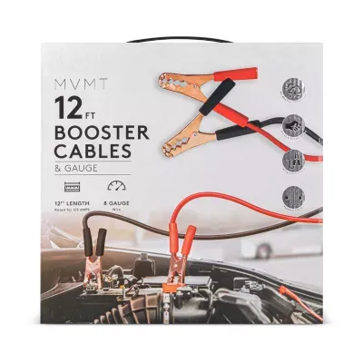 MVMT 12 Ft Booster Cables and Gauge
