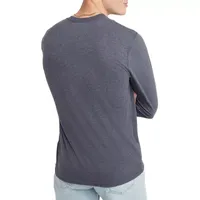 Hanes Mens Long Sleeve Henley Shirt