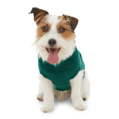 Pet Life Harmonious Dual Color Weaved Heavy Cable Knitted Fashion