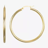 14K Gold 20mm - 50mm Hoop Earrings