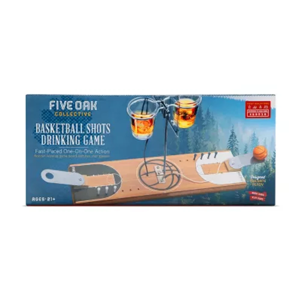 Five Oak Basketball Shots Drinking Game