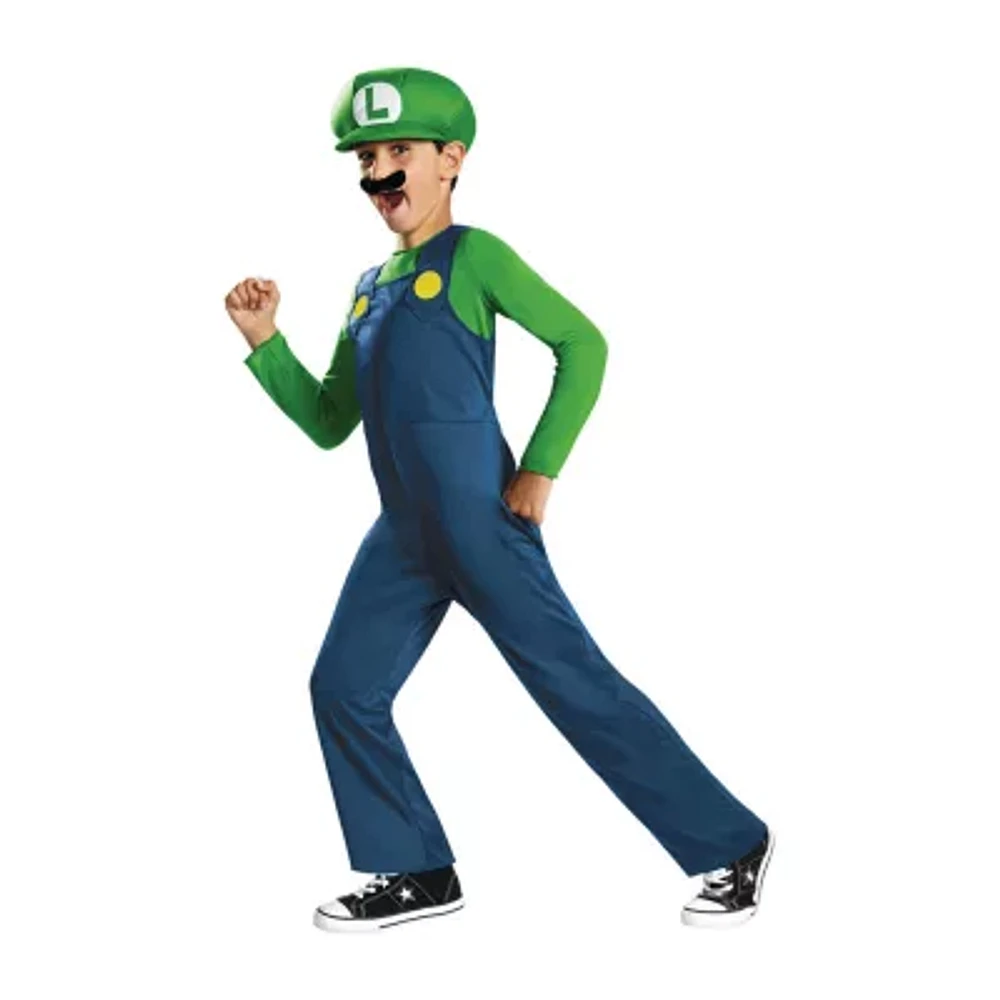 Boys Classic Luigi Super Mario Costume