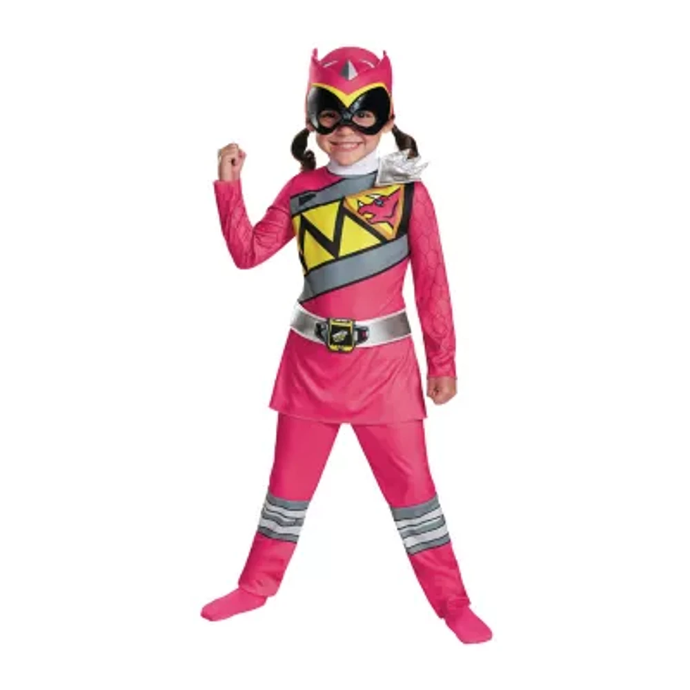 Girls Dino Charge Pink Classic Power Rangers Costume