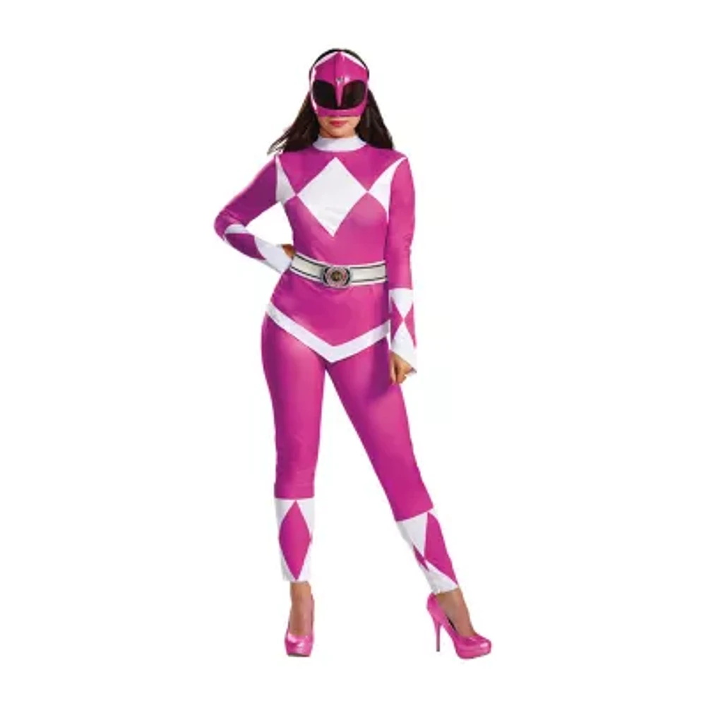 Womens Mighty Morphin Pink Deluxe Power Rangers Costume
