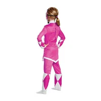Little & Big  Girls Mighty Morphin Pink Deluxe Power Rangers Costume