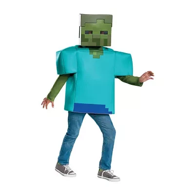 Little & Big  Unisex Zombie Classic Minecraft Costume