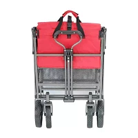 Mac Sports Double Decker Red Wagon - Utility Garden Cart