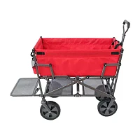 Mac Sports Double Decker Red Wagon - Utility Garden Cart
