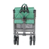 Mac Sports Double Decker Green Wagon - Utility Garden Cart