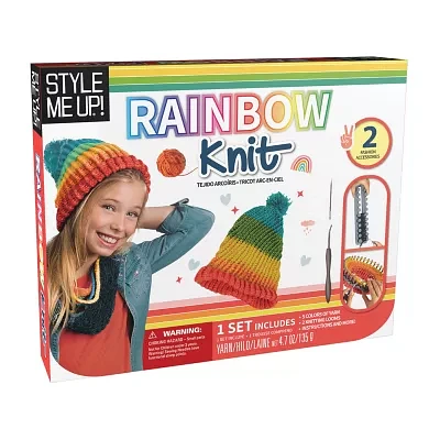 Style Me Up Rainbow Knitting Kit