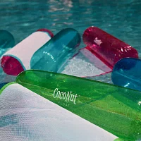 Coconut Float Pink Glitter Hammock Pool Lounger Pool Float