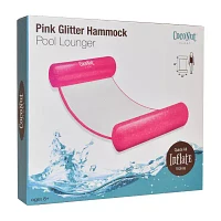 Coconut Float Pink Glitter Hammock Pool Lounger Pool Float