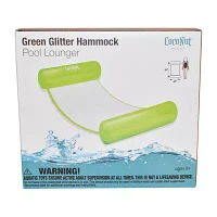 Coconut Float Green Glitter Hammock Pool Lounger Pool Float