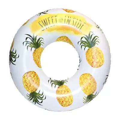 Rae Dunn Pineapple Inflatable Ring Float Pool Float