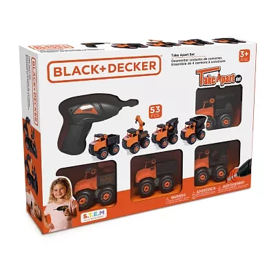 Black+Decker Mini Construction Trucks Set