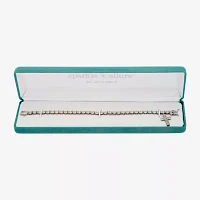 Sparkle Allure Diamond Accent 7.25 Inch Cross Tennis Bracelet