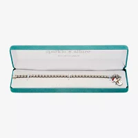 Sparkle Allure Snowman Diamond Accent 7.25 Inch Tennis Bracelet