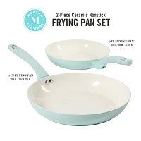 Martha Stewart Ceramic Non-Stick 2-pc. Frying Pan Set