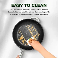 Granitestone Armor Max Hard Anodized Ultra Durable 4-qt. Saute Pan