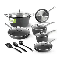 Granitestone Armor Max Hard Anodized Ultra Durable 14-pc. Cookware Set