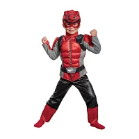 Toddler Boys Beast Morphers Red Muscle Power Rangers Costume