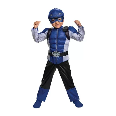 Boys Beast Morphers Blue Muscle Power Rangers Costume