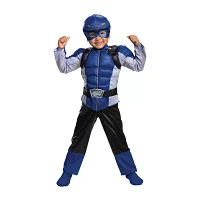 Boys Beast Morphers Blue Muscle Power Rangers Costume