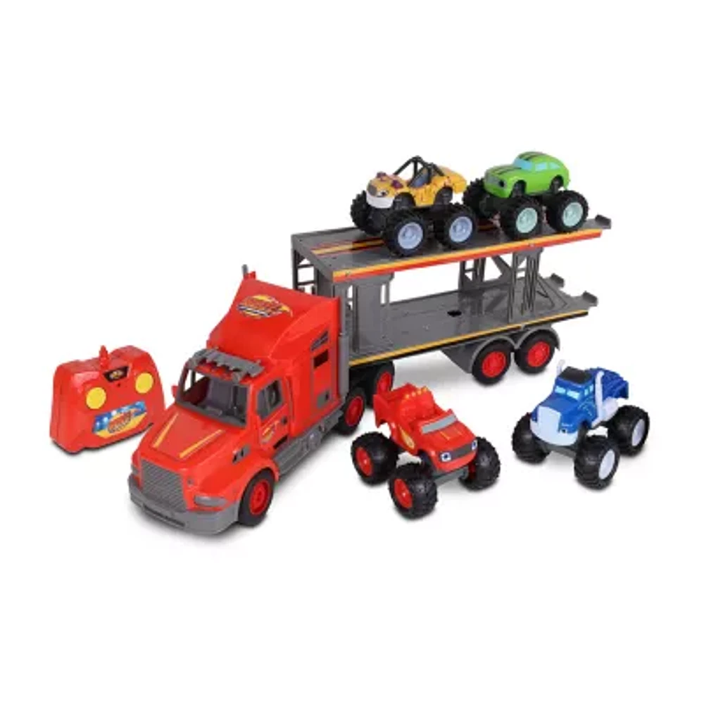 Nkok Blaze And The Monster Machines Rc - Transporter With Monster Machines Truck