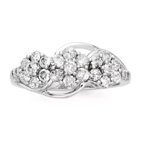 Diamond Blossom 1 CT.T.W. Natural 3-blossom Ring