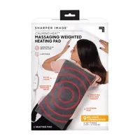 Sharper Image Calming Heat™ Massaging Weighted Heating Pad - 6 Settings