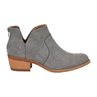 Boc Womens Lucy Stacked Heel Booties