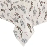 Elrene Home Fashions Holiday Trimmings Tablecloth