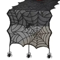 Elrene Home Fashions Crawling Halloween Table Runners