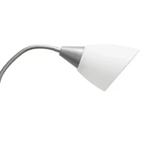 All the Rages Simple Designs Silver 5 Light Adjustable Gooseneck Floor Lamp
