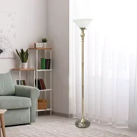 All the Rages Lalia Home Classic 1 Light Torchiere Floor Lamp