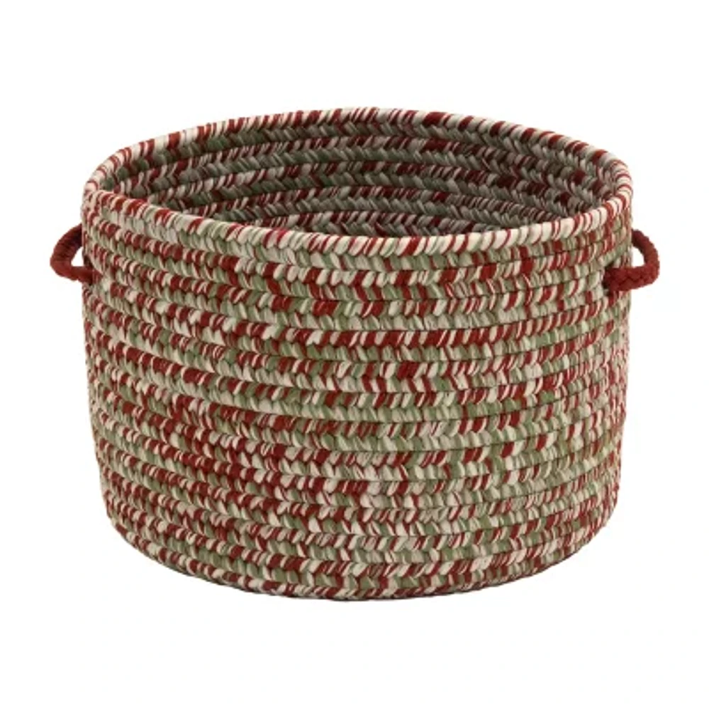 Colonial Mills Tweed Braided Round Basket