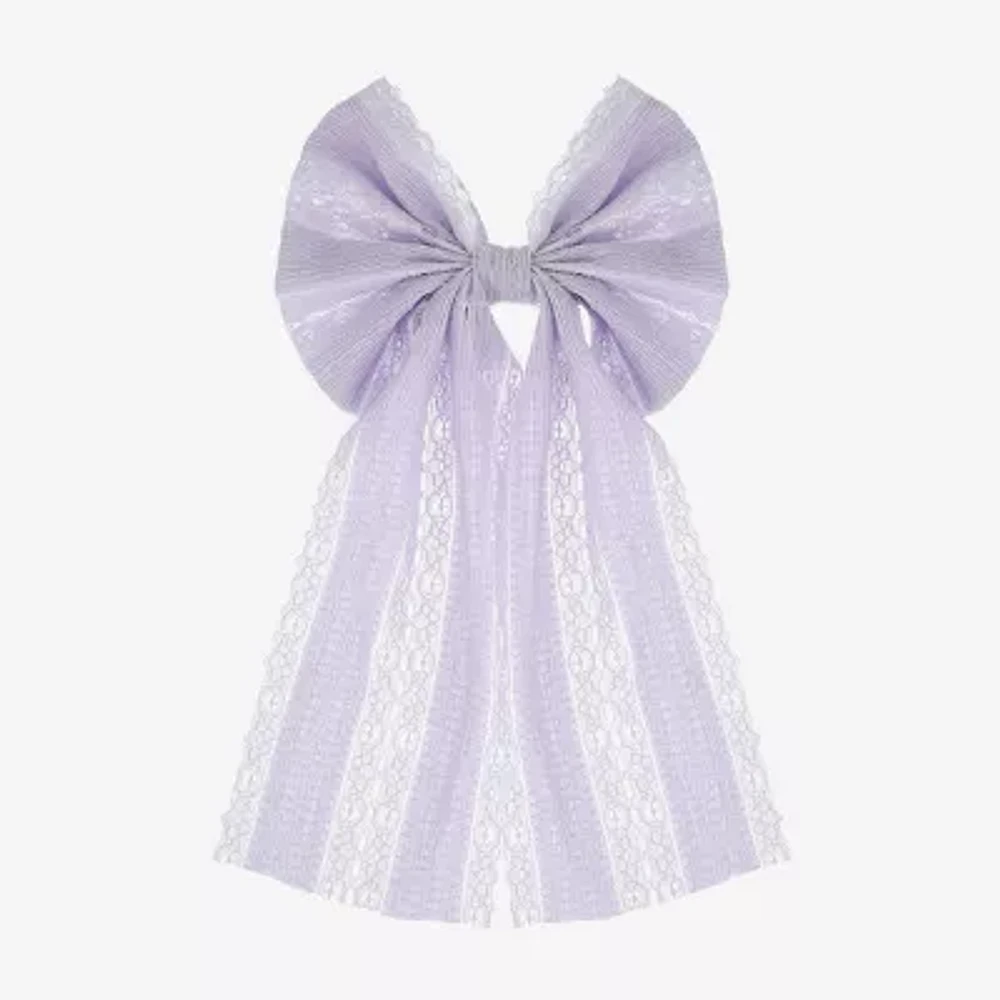 Arizona Purple Lace Hair Bow