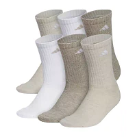 adidas Cushioned 6 Pair Crew Socks Womens