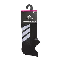 adidas All Day Training 3 Pair No Show Socks Womens