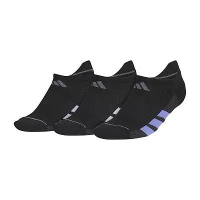 adidas All Day Training 3 Pair No Show Socks Womens