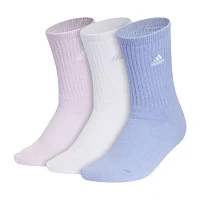 adidas Cozy Comfort Cushion 3 Pair Crew Socks Womens