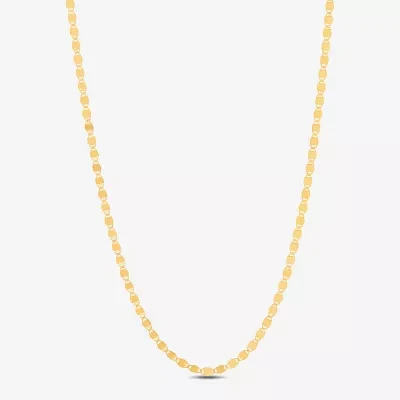 14K Gold 18 Inch Solid Fashion Chain Necklace