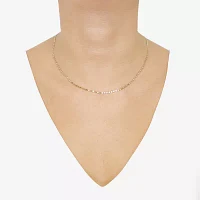 14K Gold 18 Inch Solid Fashion Chain Necklace