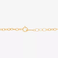 14K Gold Heart Charm Bracelet