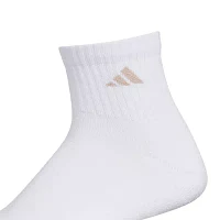 adidas 6 Pair Quarter Ankle Socks Mens