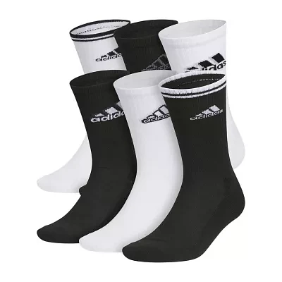 adidas Cushion Mix 6 Pair Crew Socks Mens