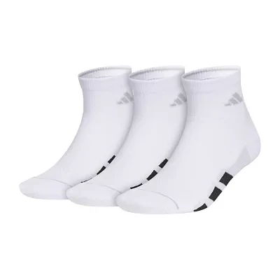 adidas All Day Training 3 Pair Quarter Ankle Socks Mens