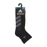 adidas All Day Training 3 Pair Quarter Ankle Socks Mens