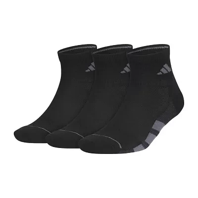 adidas All Day Training 3 Pair Quarter Ankle Socks Mens